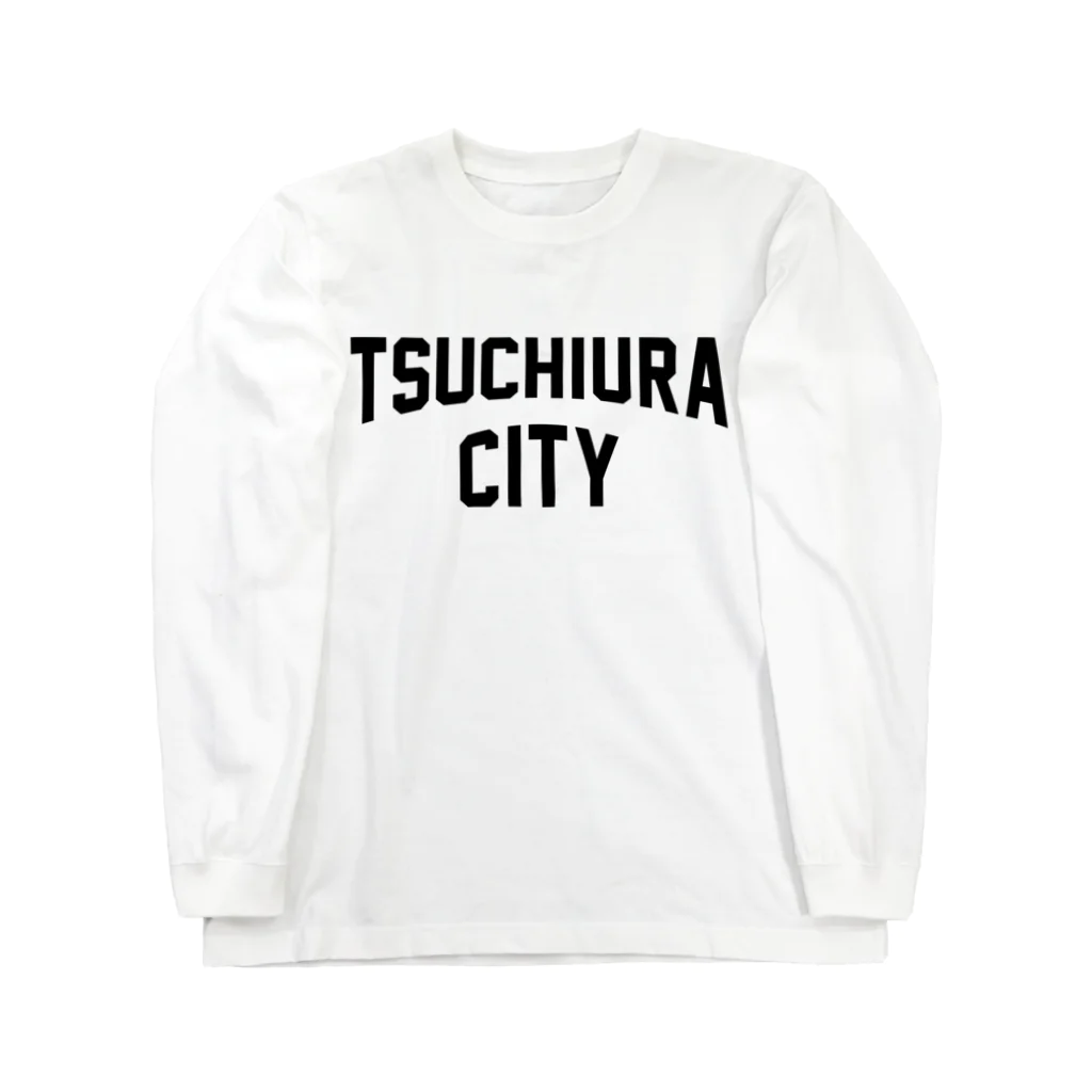 JIMOTOE Wear Local Japanの土浦市 TSUCHIURA CITY ロゴブラック Long Sleeve T-Shirt