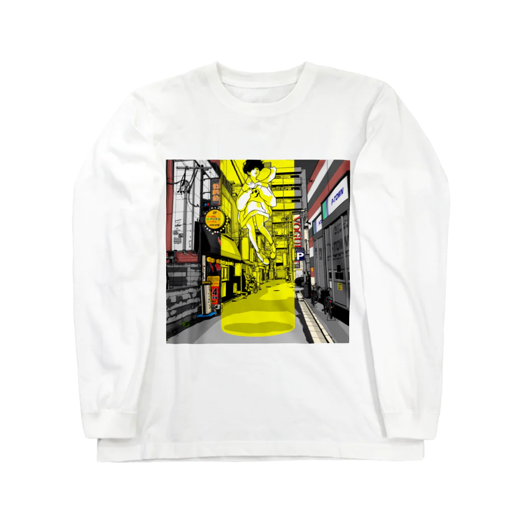 kozi69之SUZURIの路地裏とSF Long Sleeve T-Shirt