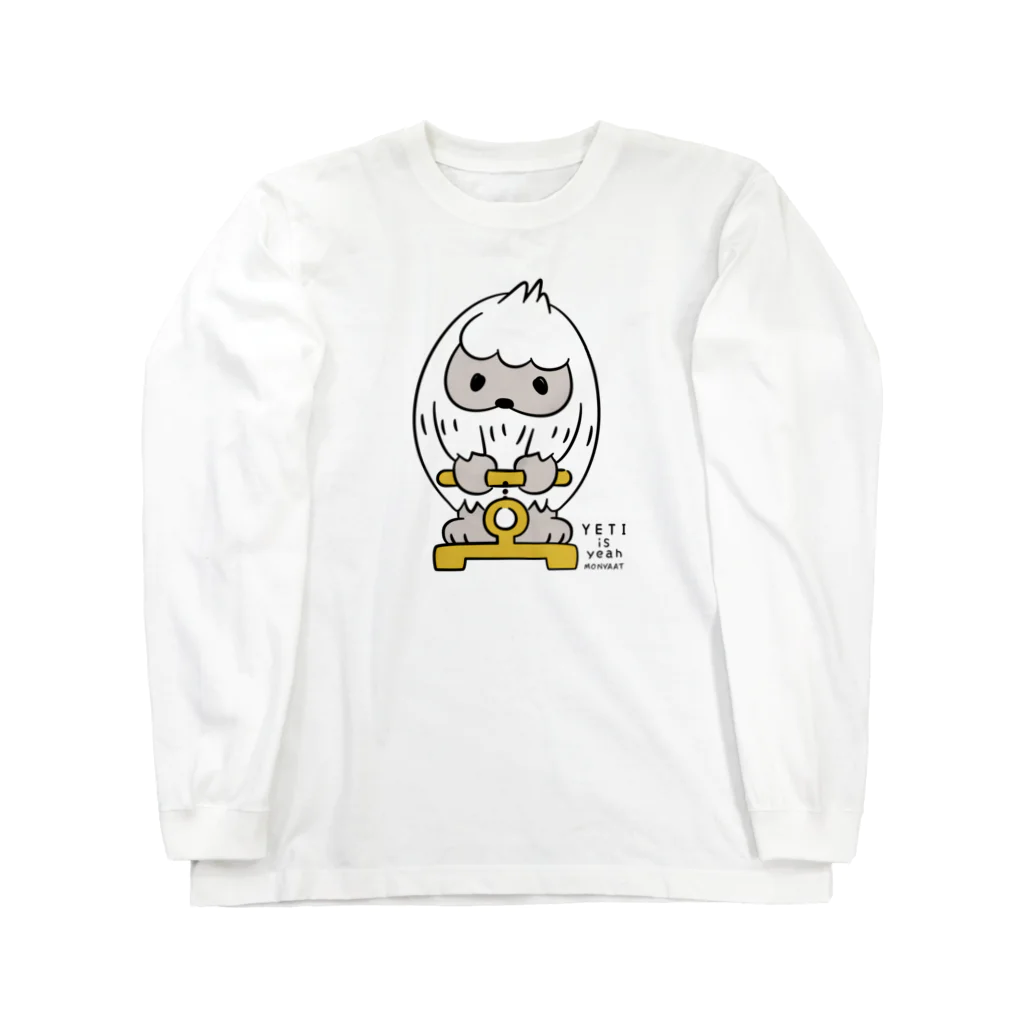 イラスト MONYAAT のはいきんりょくチェック L Long Sleeve T-Shirt