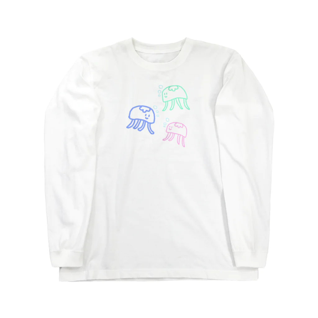 ゆの屋さん。のくらげたち。 Long Sleeve T-Shirt