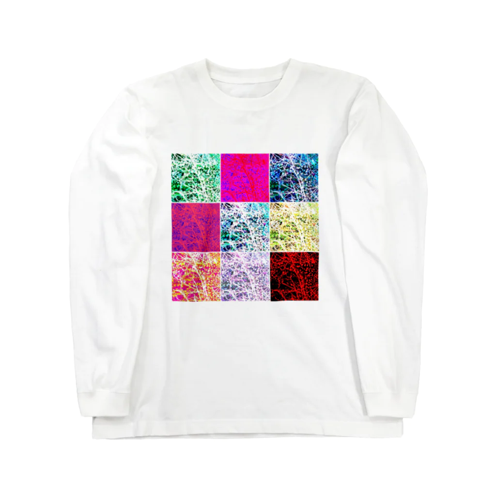 MUGURa-屋のムグラのグ　混赤 Long Sleeve T-Shirt