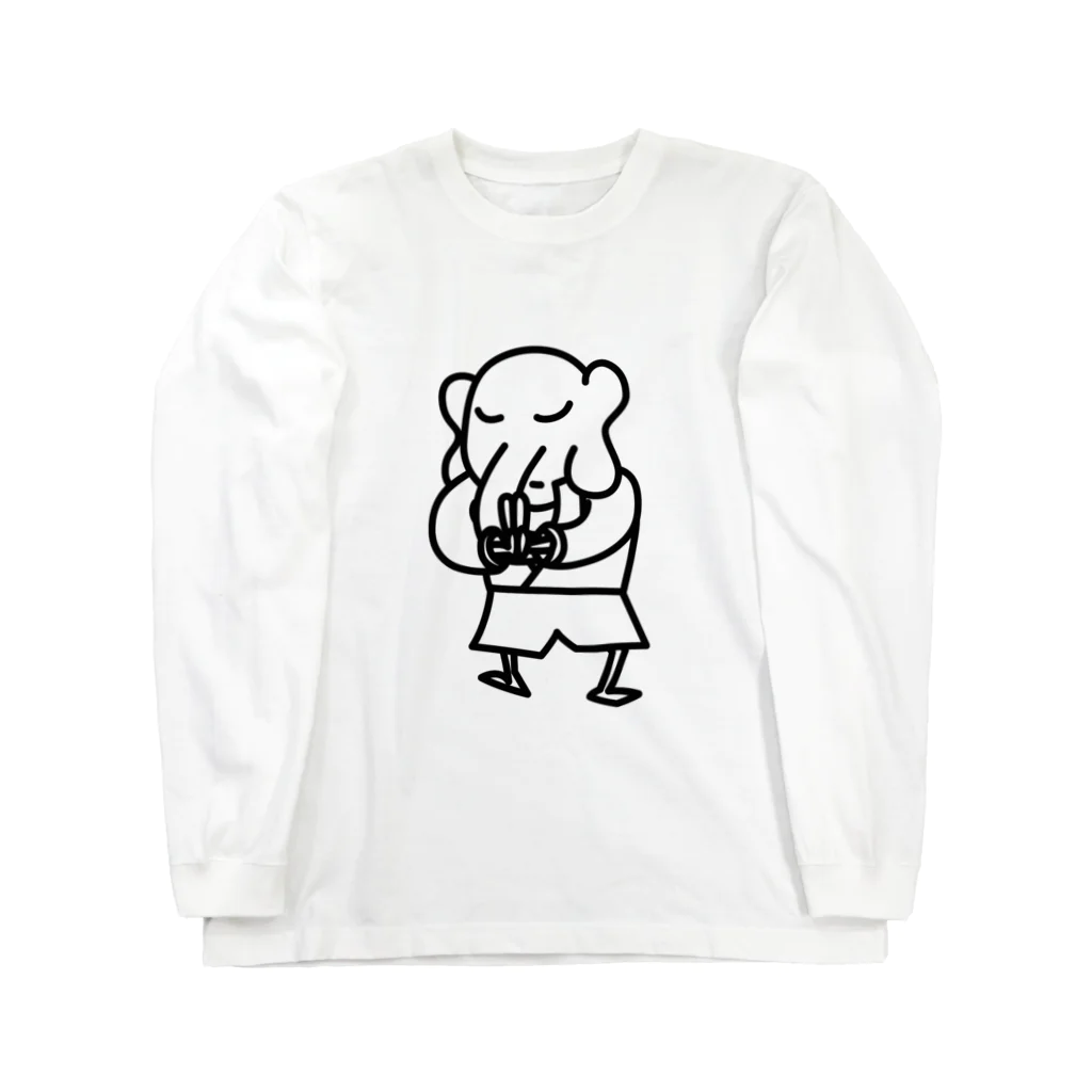 バンバンバンコク_オリジナルショップのばんぞうくん全身 Long Sleeve T-Shirt