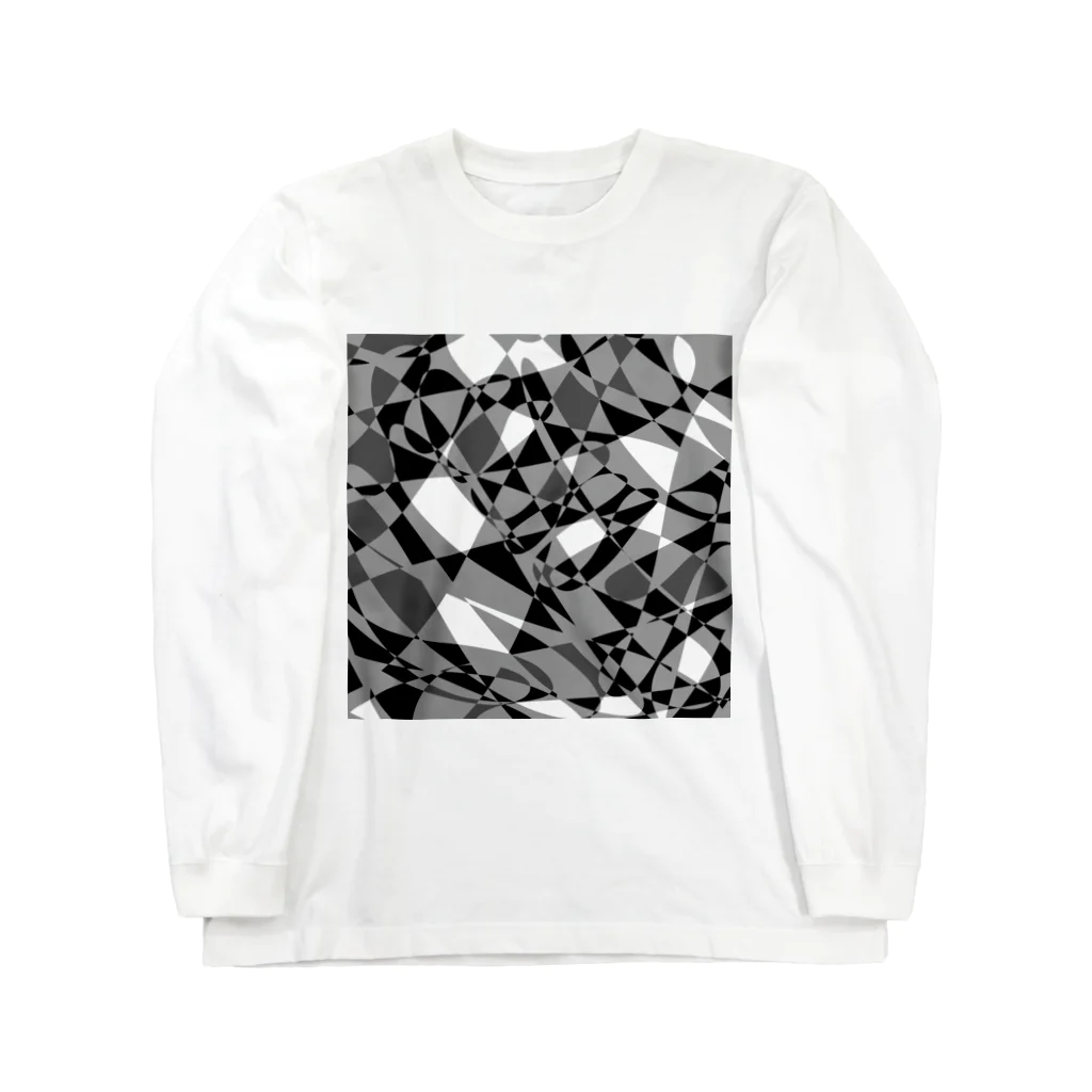 ハヤシ屋のモノクロ自由形-3 Long Sleeve T-Shirt