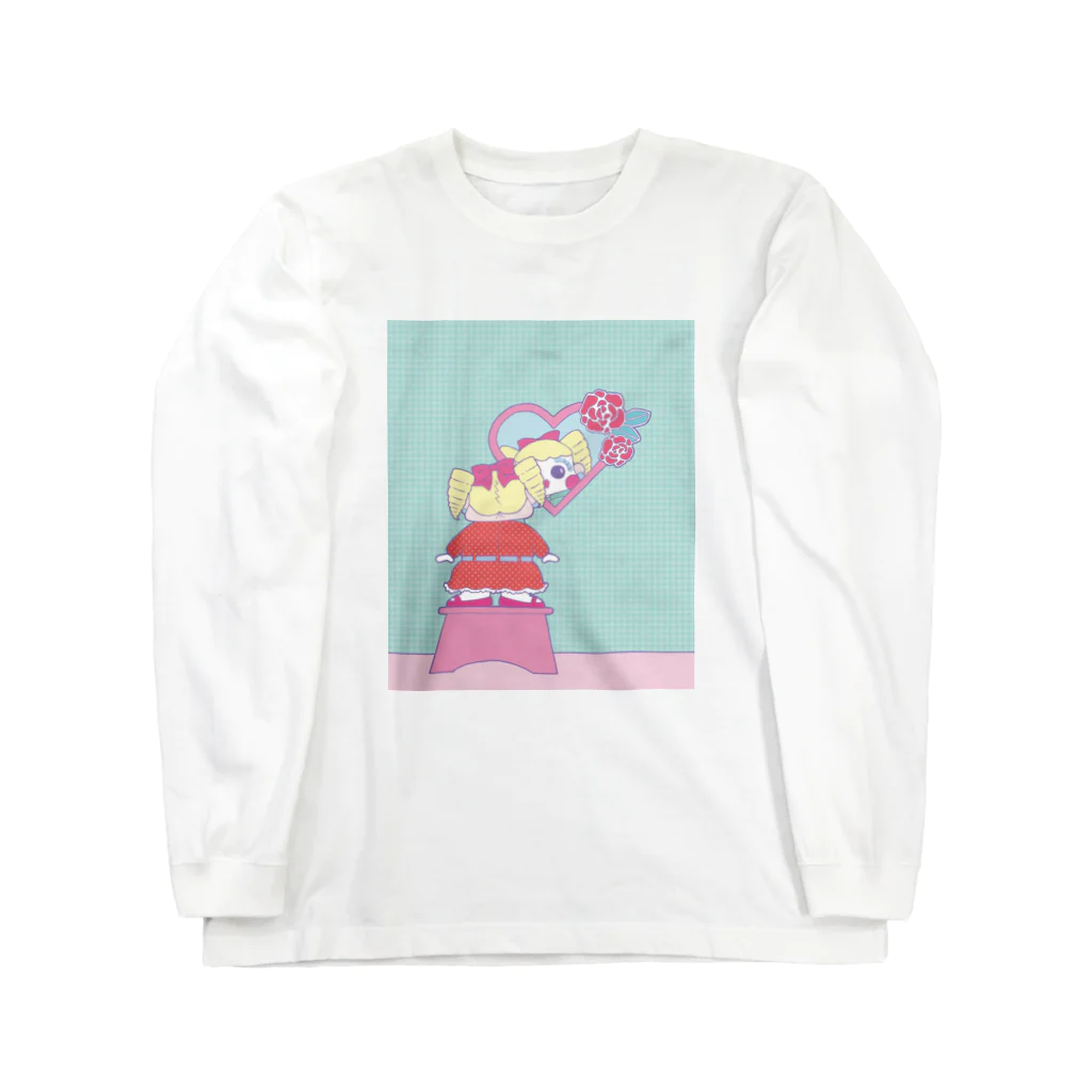 誘いのぷーちゃん・お化粧編 Long Sleeve T-Shirt