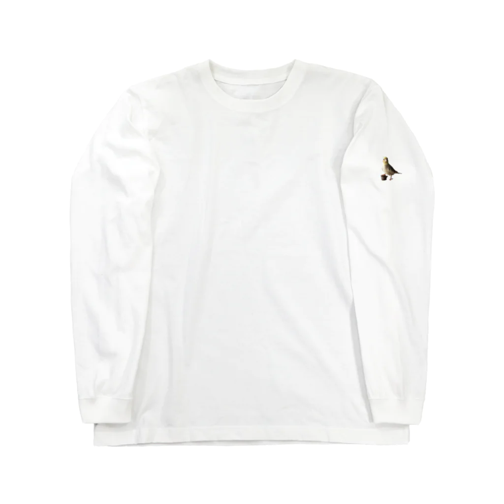 じゅぎのインコショップ Jugi's bird goodsのイケメンなオカメ女子 Long Sleeve T-Shirt