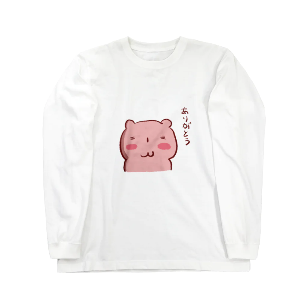 EKOの部屋のピンククマ Long Sleeve T-Shirt