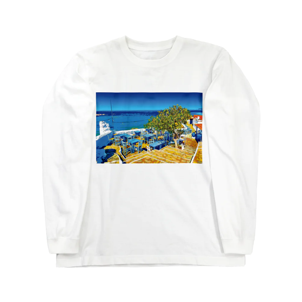 GALLERY misutawoのギリシャ スコペロス島 Long Sleeve T-Shirt