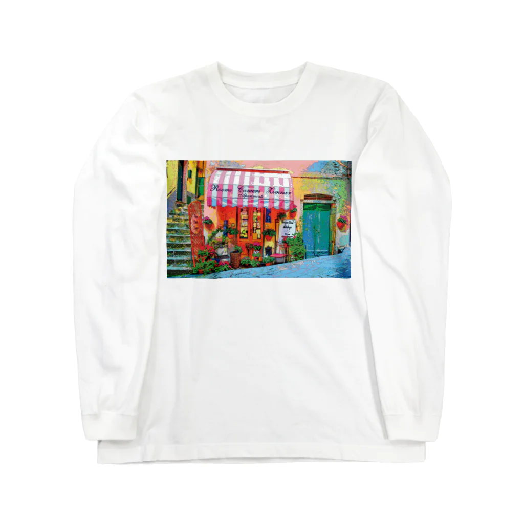 GALLERY misutawoのイタリア チンクエ・テッレの街角 Long Sleeve T-Shirt