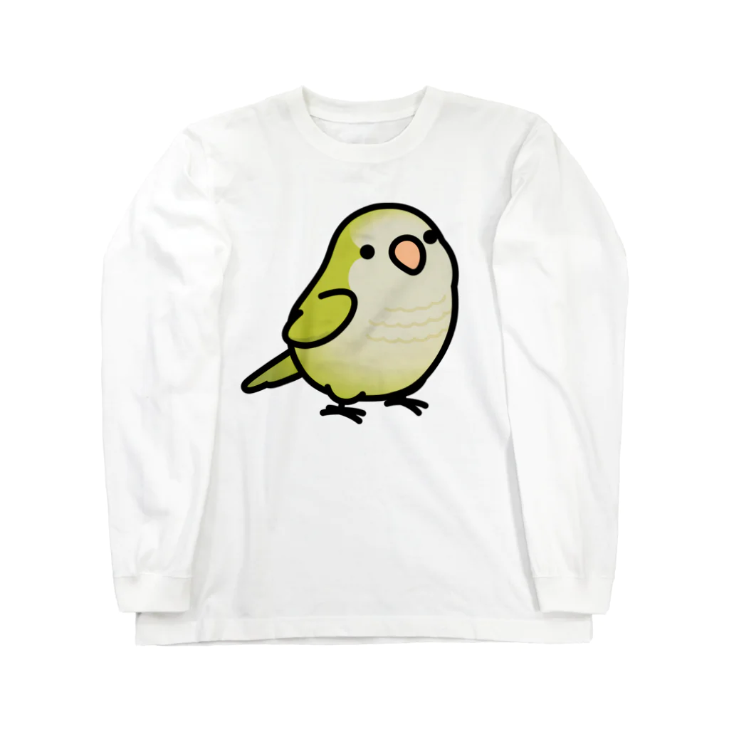 Cody the LovebirdのChubby Bird オキナインコ ロングスリーブTシャツ