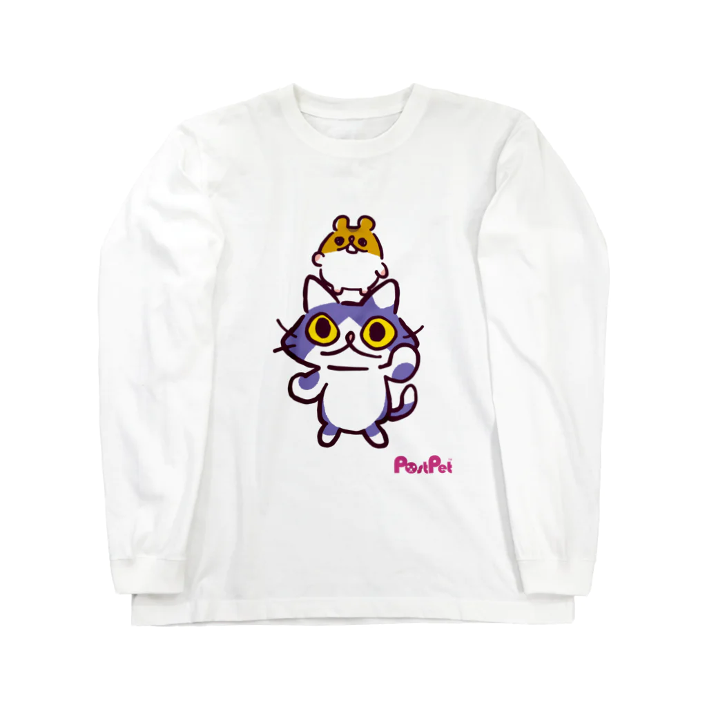 PostPet Official Shopのフロとジンパチの友情 Long Sleeve T-Shirt