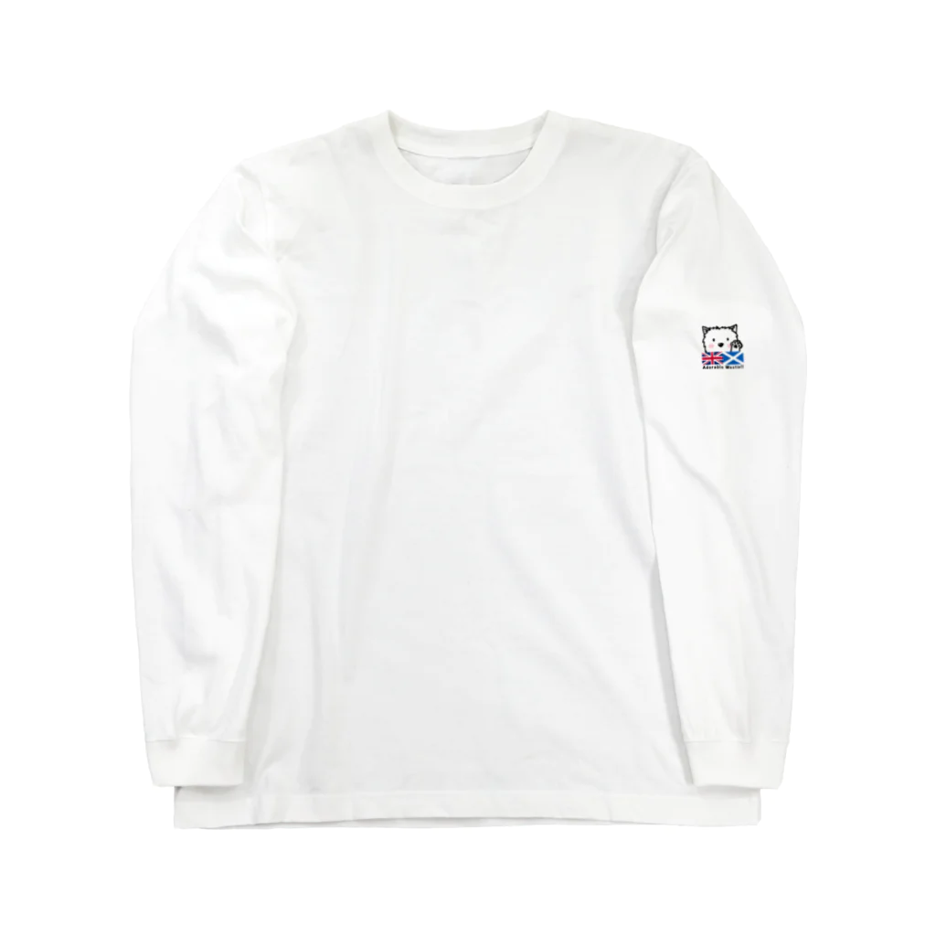 Kizplanning 「Sylph&Devil's」のしろいぬルッチー【Flag】 Long Sleeve T-Shirt