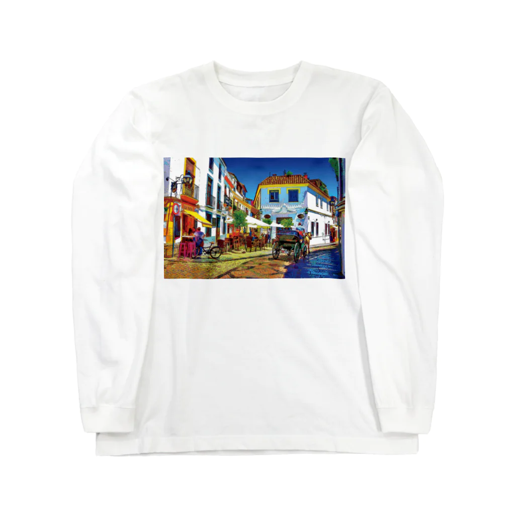 GALLERY misutawoのスペイン コルドバの街角 Long Sleeve T-Shirt