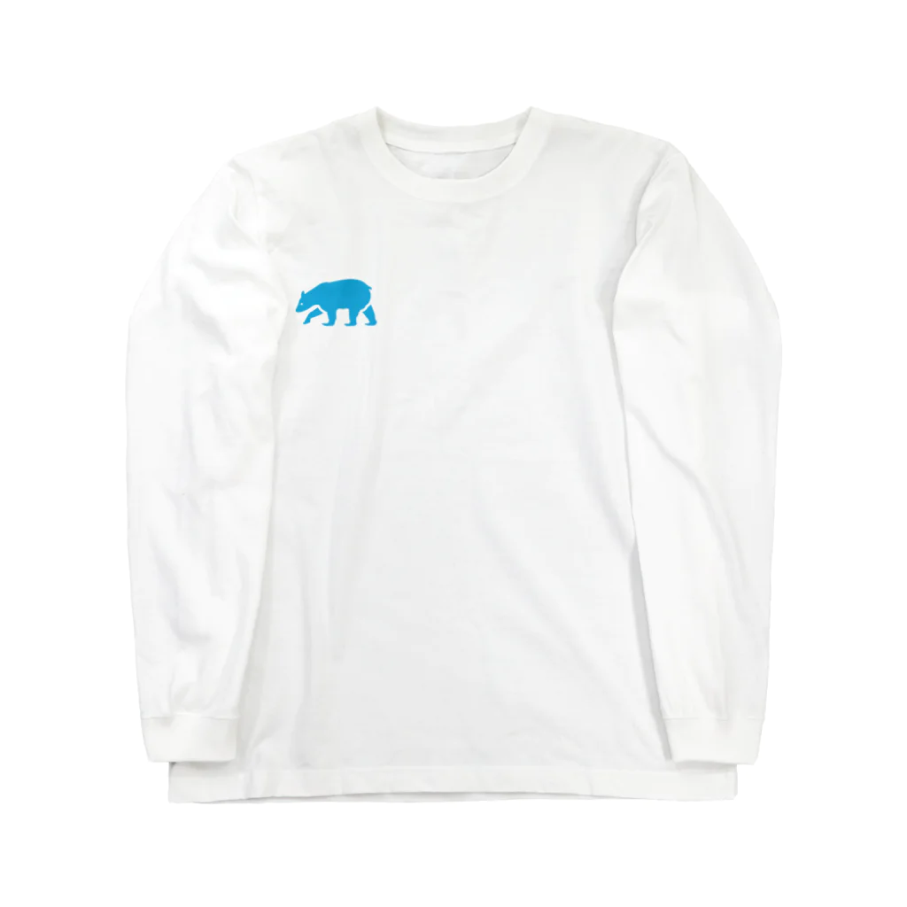 パフマンのシロクマ Long Sleeve T-Shirt