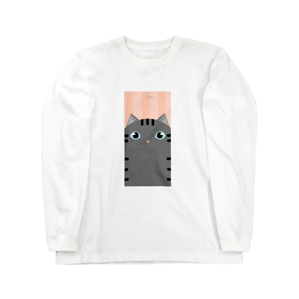 SHOP ベアたんのさばとらさん Long Sleeve T-Shirt