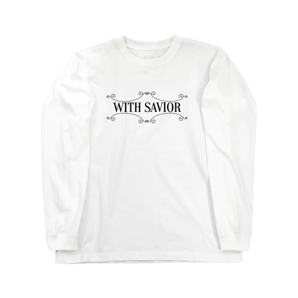 happy-hillsideのwith savior -swirl- ロングスリーブTシャツ