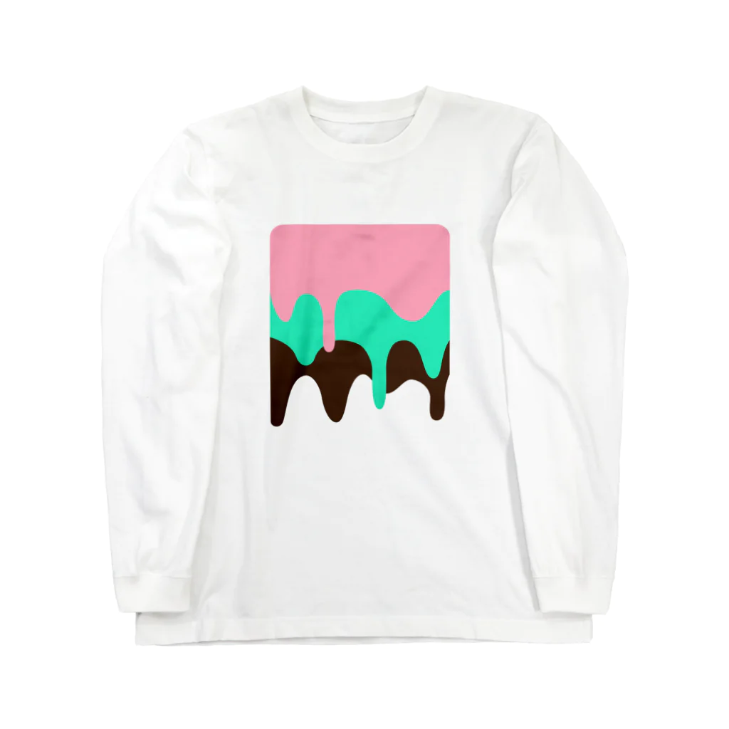 こだまのアイス Long Sleeve T-Shirt