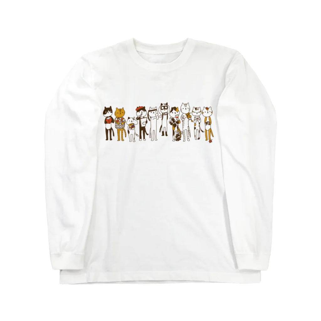 まちのやのねこねこの秋 Long Sleeve T-Shirt