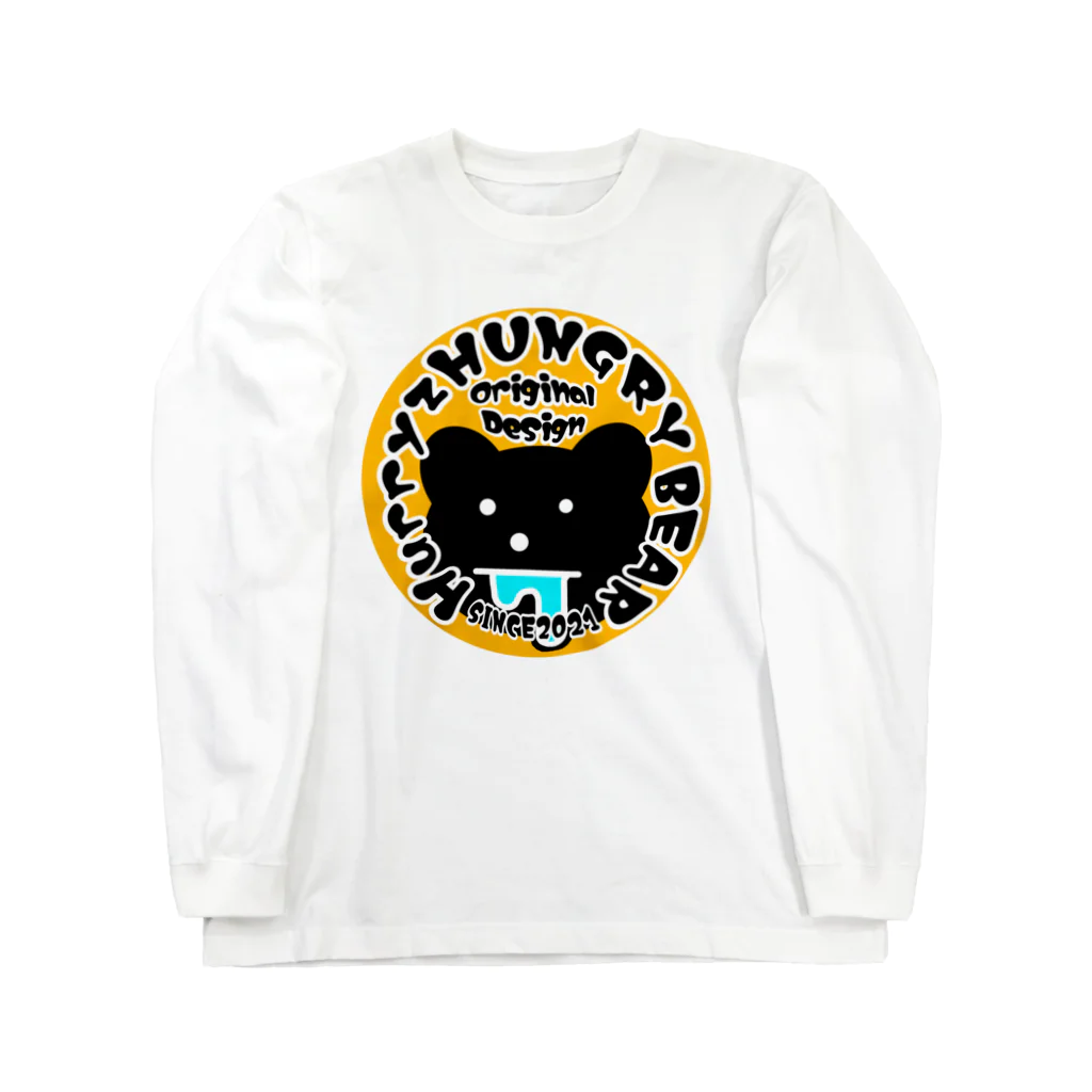 Hurryz HUNGRY BEARのHurryz HUNGRY BEARロゴ ロングスリーブTシャツ