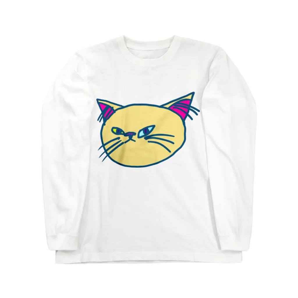 うっちゃん堂の生意気ねこ ロングスリーブTシャツ