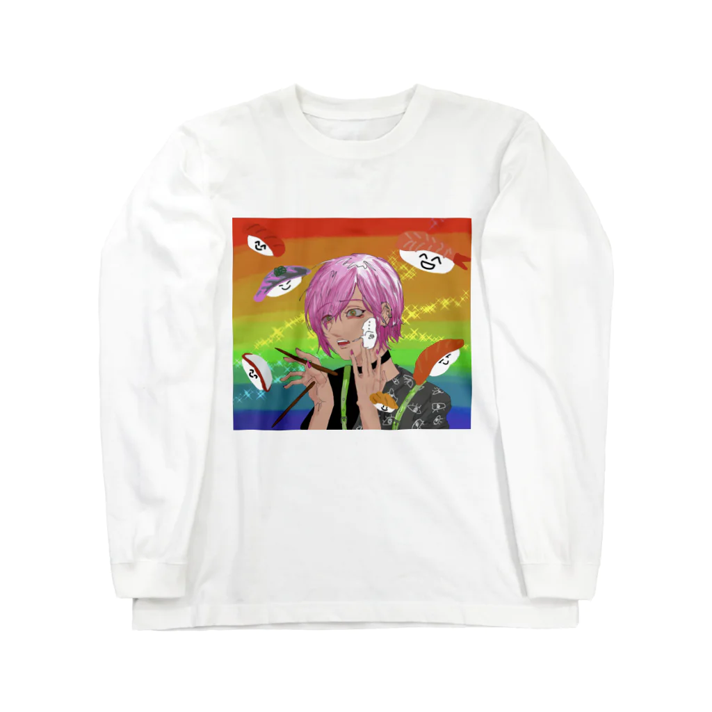 沙羅吉の工房の原宿SUSHIボーイ Long Sleeve T-Shirt