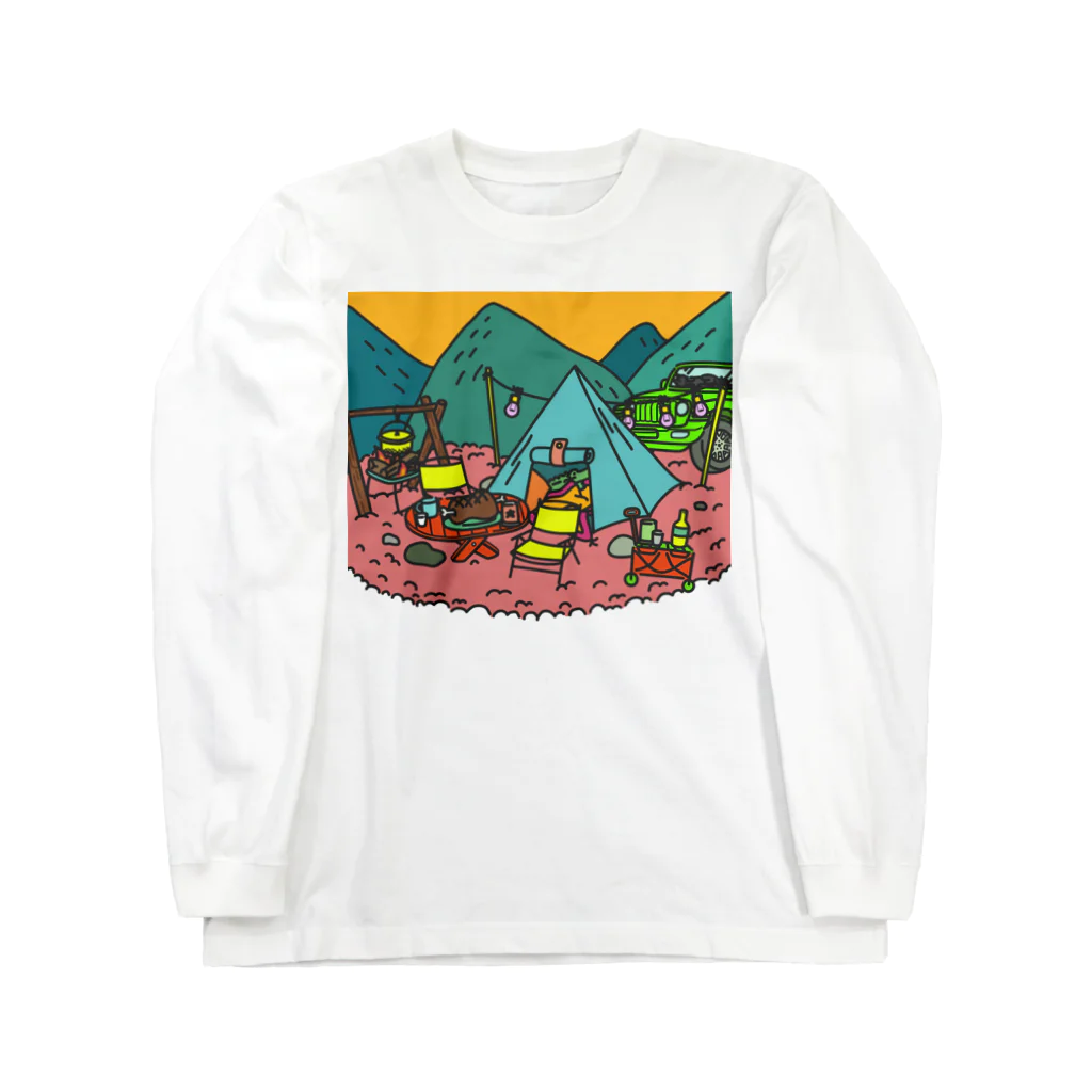 よもぎたけのこのキャンプ　秋 Long Sleeve T-Shirt