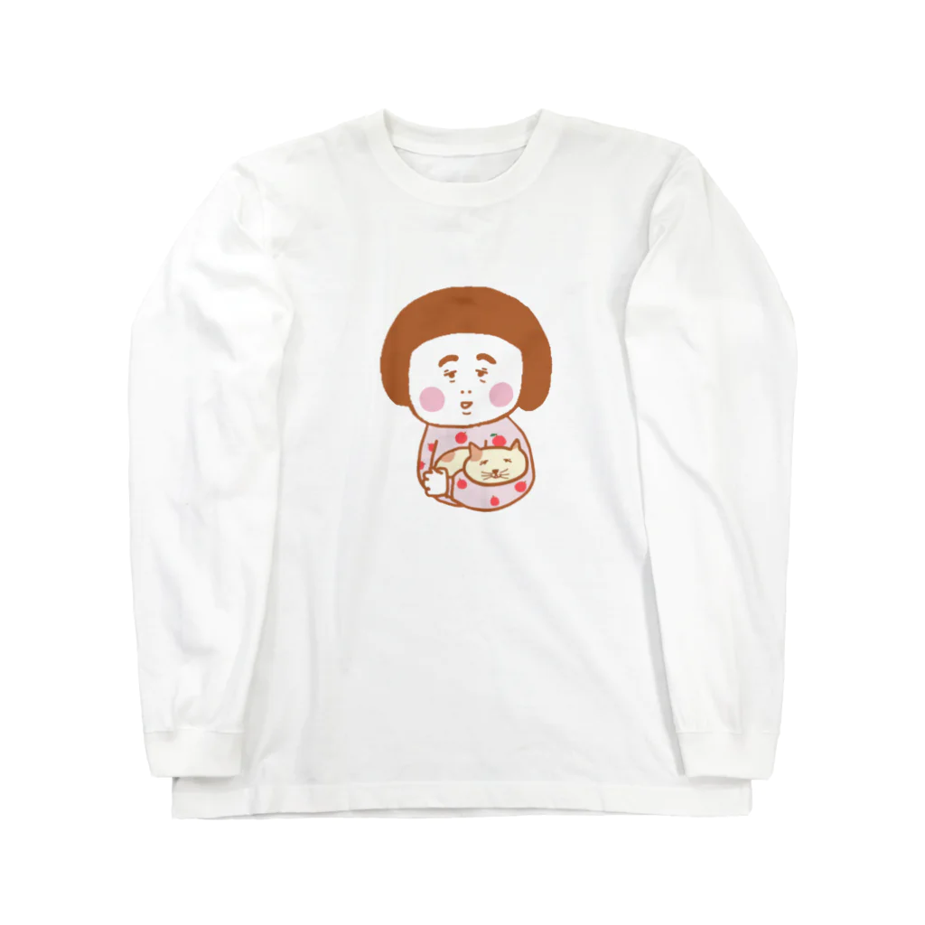 ごきげん山商店　のねこさんとぼんちゃんの山登り Long Sleeve T-Shirt