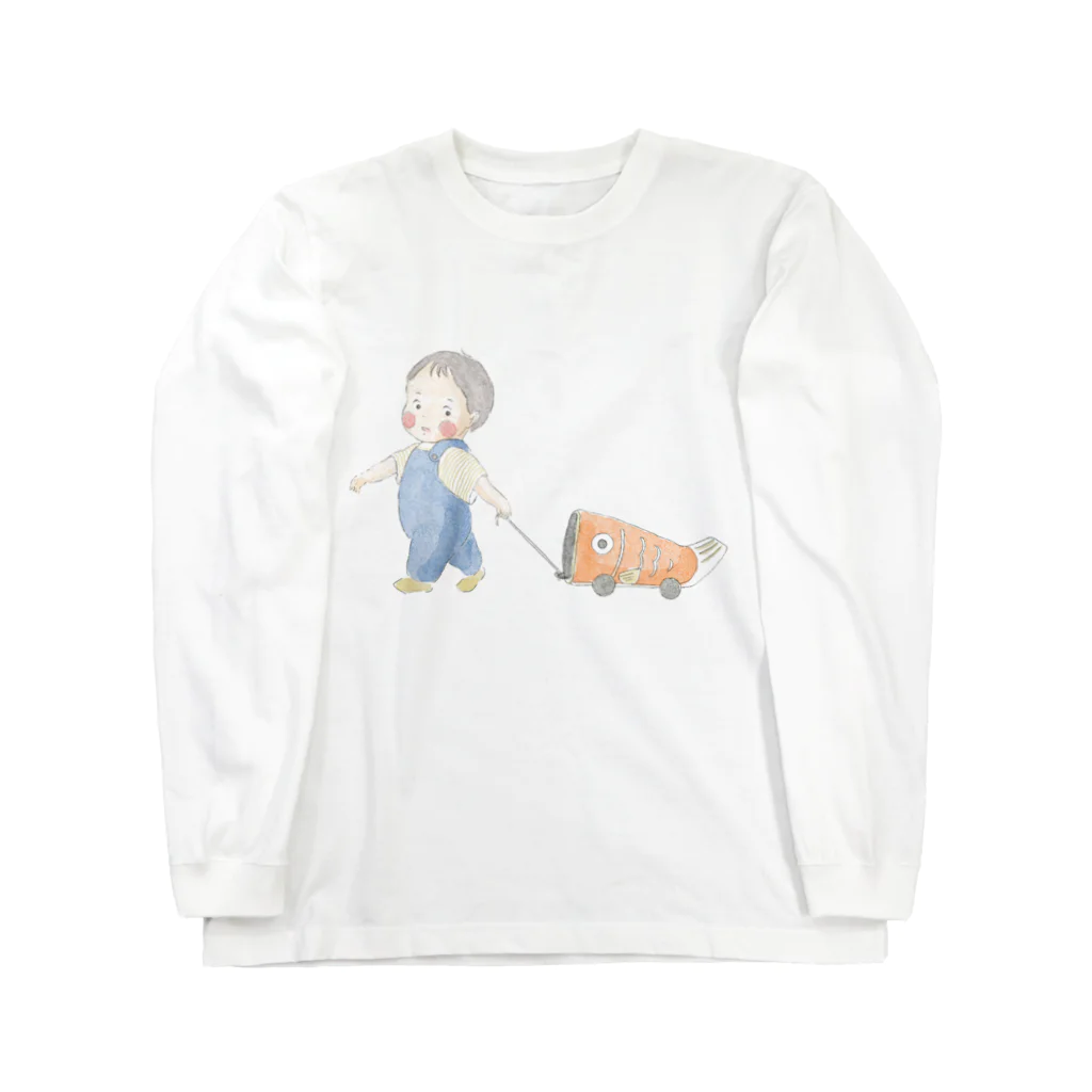 三日月屋のおさんぽ Long Sleeve T-Shirt