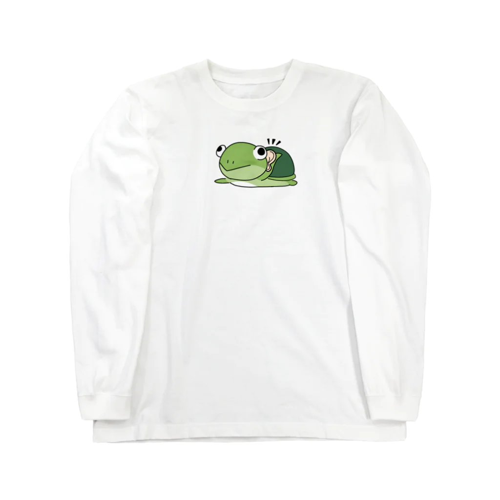 あおがねミラクルショッピングのカタパルトくん Long Sleeve T-Shirt