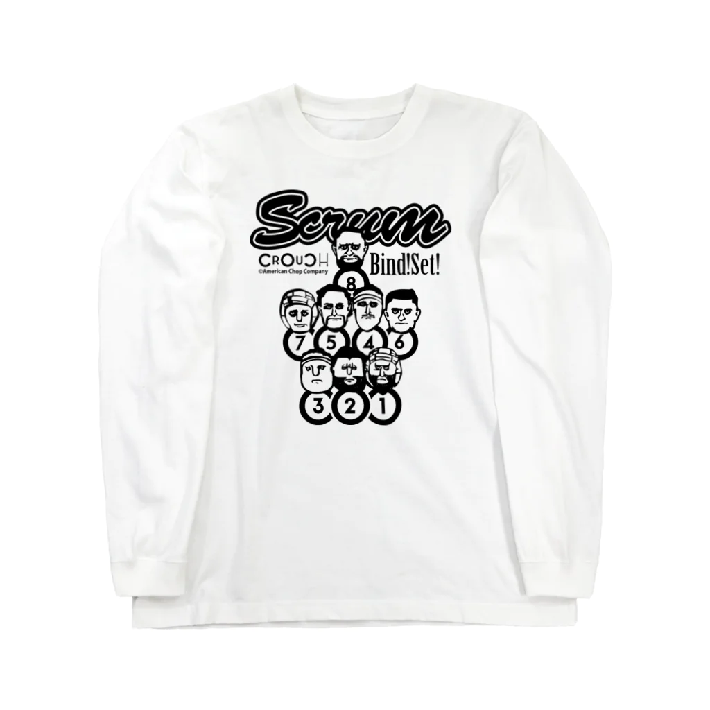 b.n.d [街中でもラグビーを！]バインドの【数量限定】Scrum! Long Sleeve T-Shirt