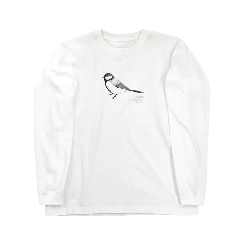 MUDA➕(ムダプラス)のシジュウカラ Long Sleeve T-Shirt