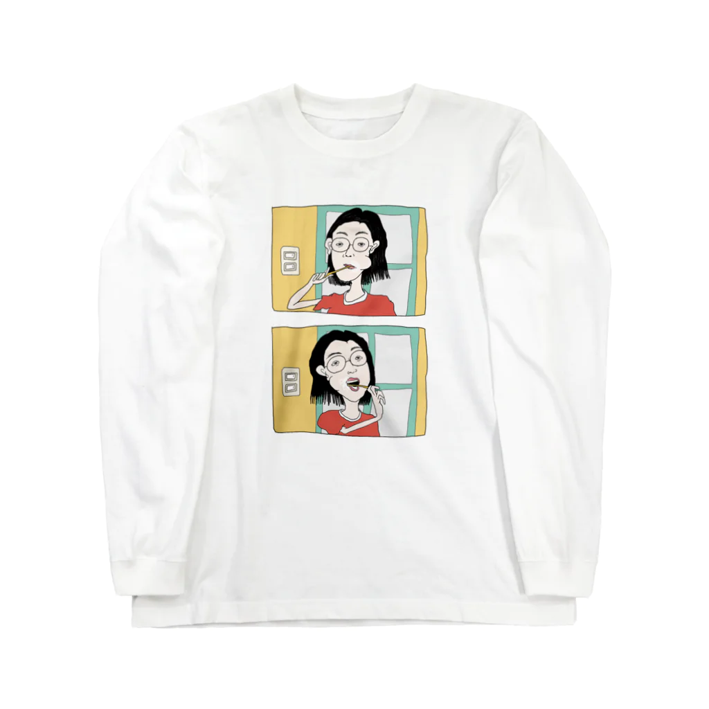 シラカワ・アンディの朝の習慣 Long Sleeve T-Shirt