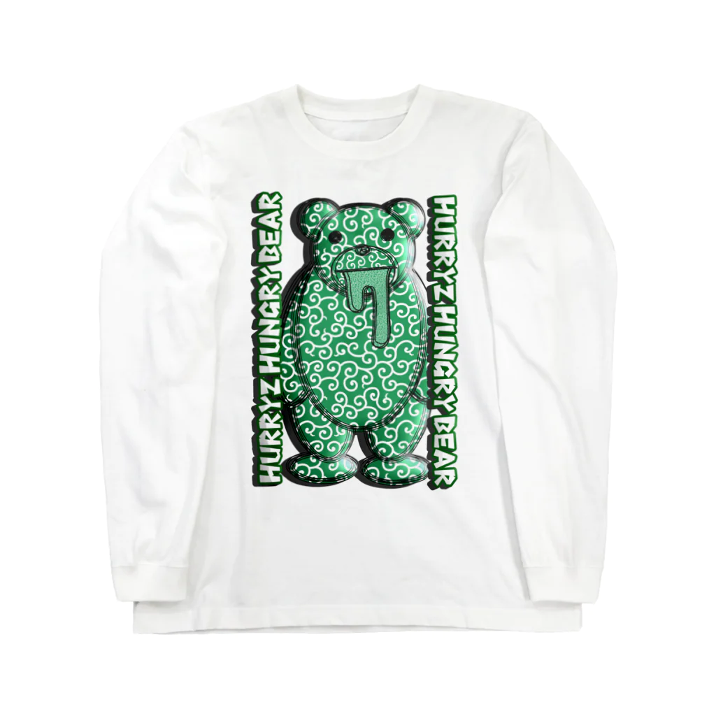 Hurryz HUNGRY BEARのHurryz HUNGRY BEAR唐草 Long Sleeve T-Shirt