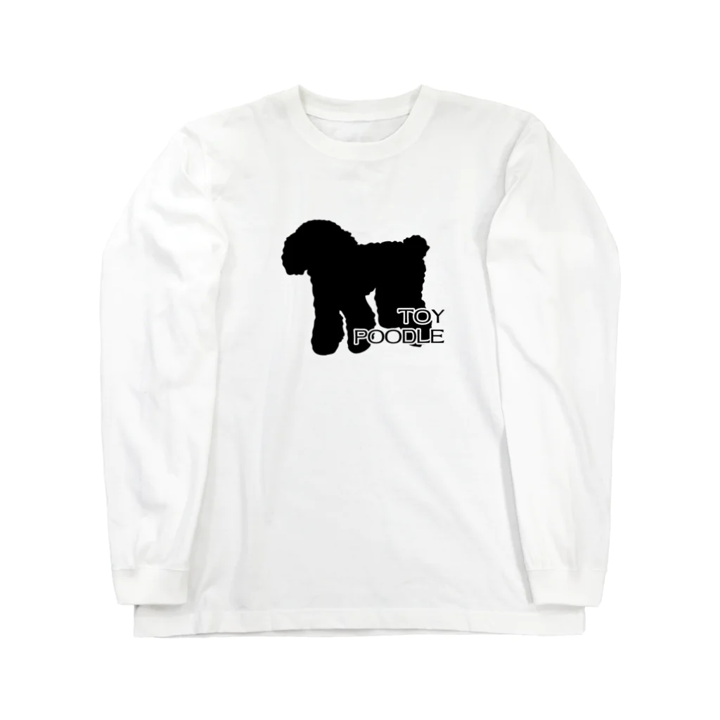 onehappinessのトイプードル Long Sleeve T-Shirt