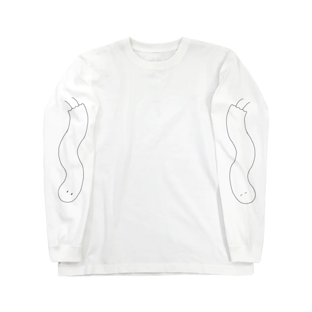 嘘の町「にせぎ町」アンテナショップのぐねぐね『ギ』 Long Sleeve T-Shirt