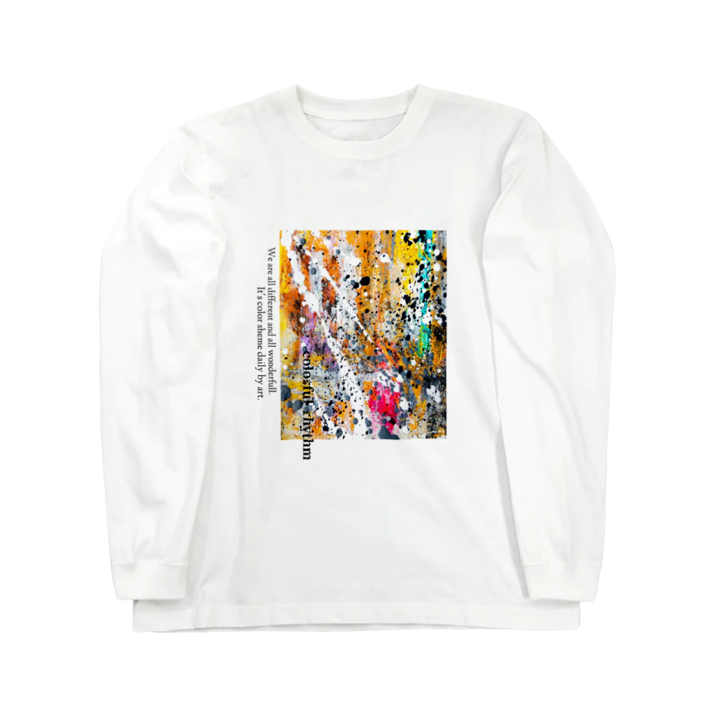 colorful rhythmのart4 Long Sleeve T-Shirt