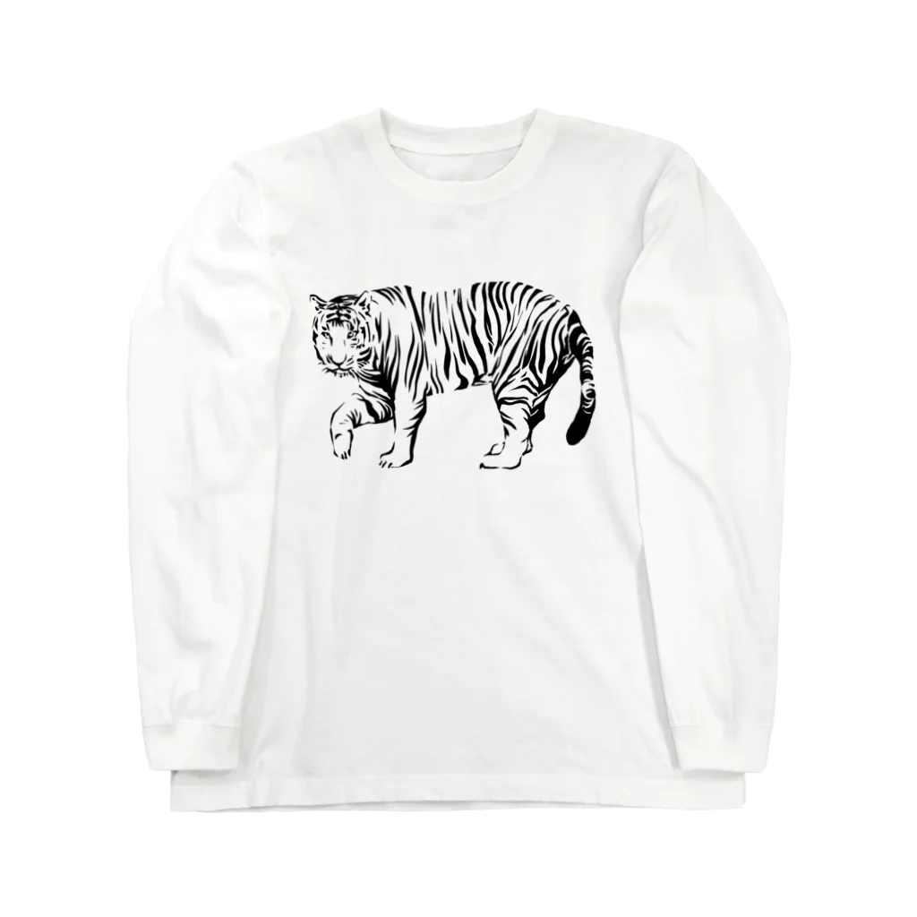 サワネチヒロのショップの虎 Long Sleeve T-Shirt