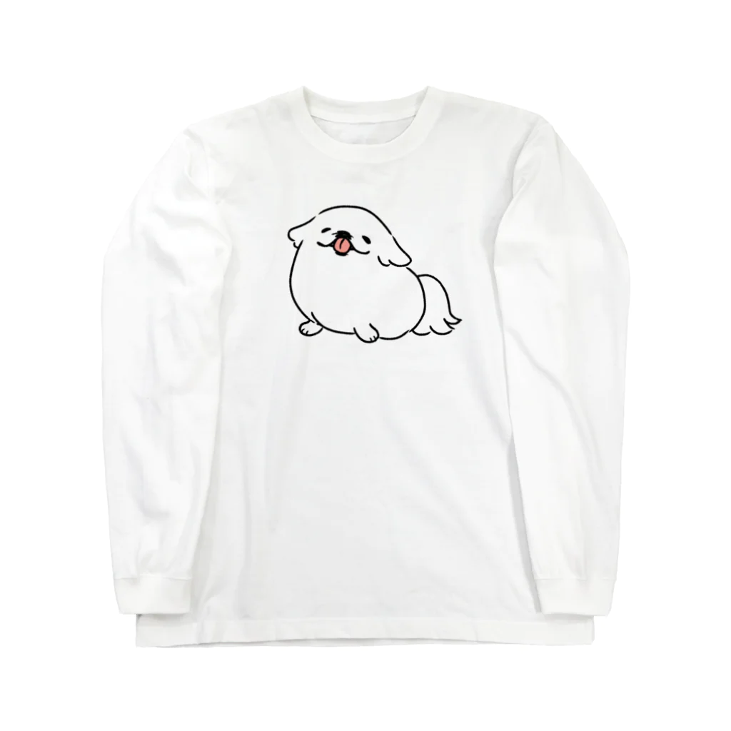 うにたんshopのsmileペキニーズ Long Sleeve T-Shirt