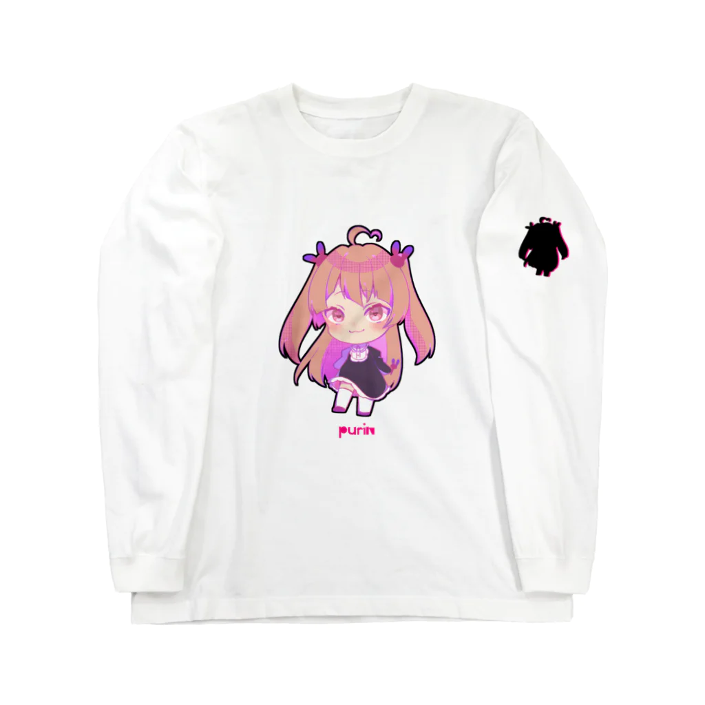 Rimε・●・зstoreのぷりんちゃん ロングスリーブTシャツ