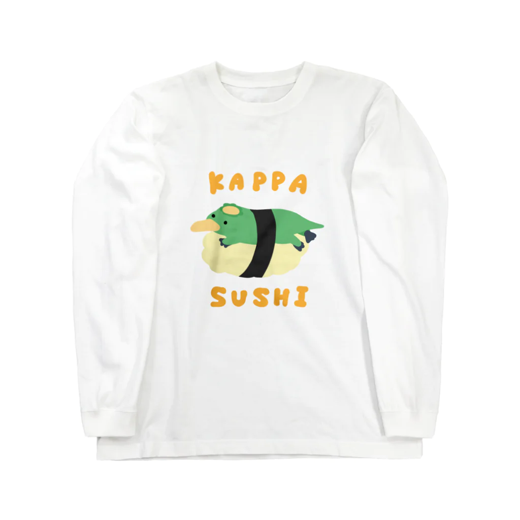 mendakoshopのKAPPA SUSHI Long Sleeve T-Shirt