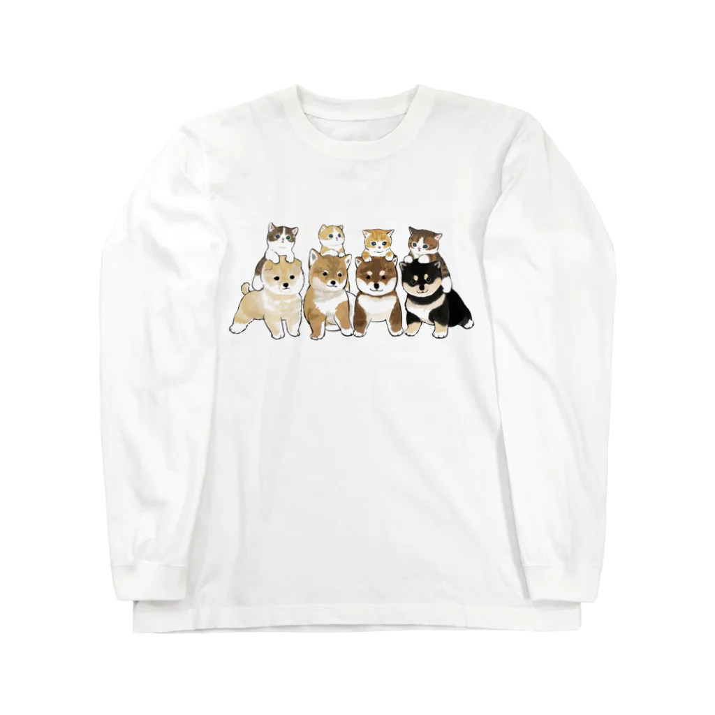 mofusandのしばにゃん Long Sleeve T-Shirt