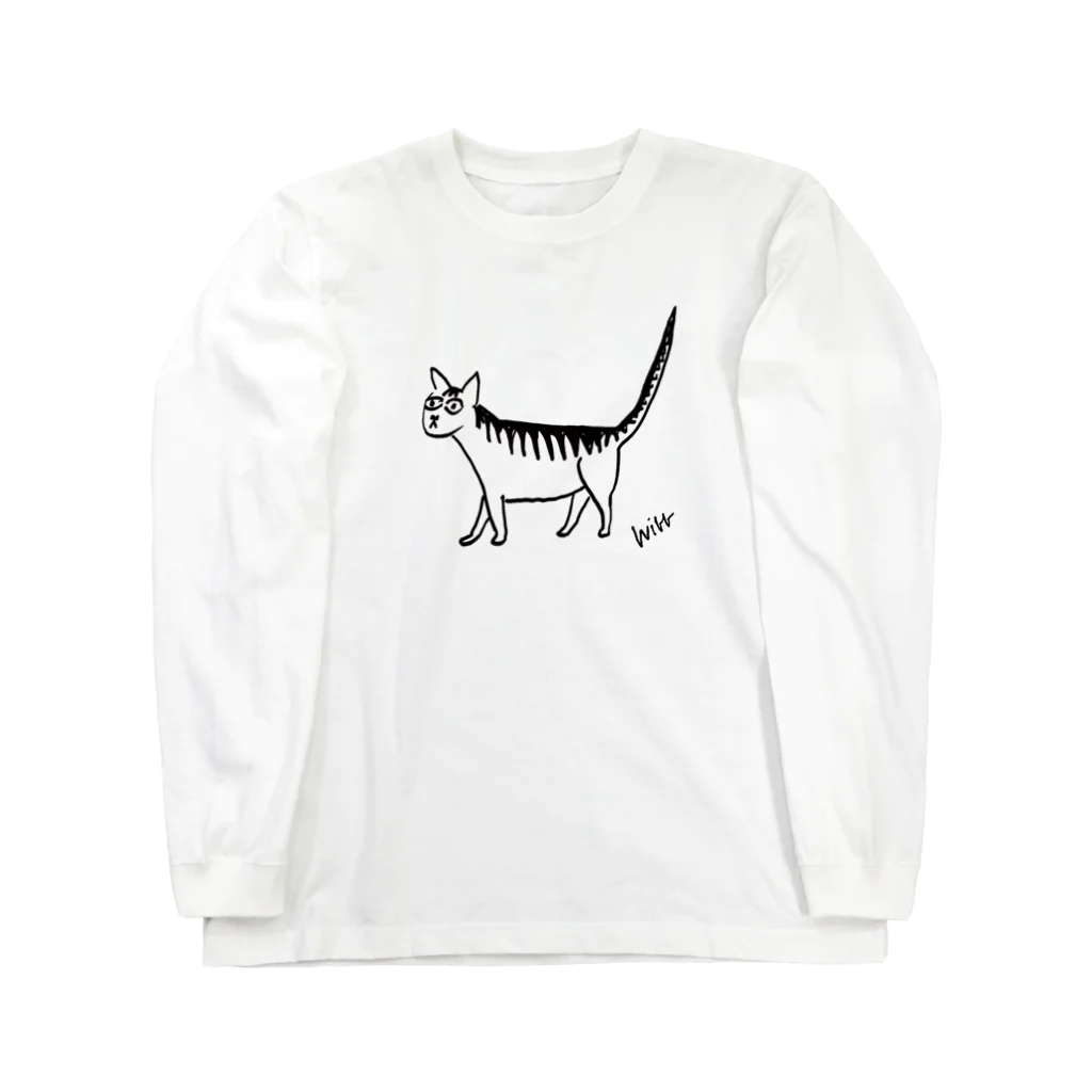 ミナミハチゴーのwibb-ねこのタムタム Long Sleeve T-Shirt