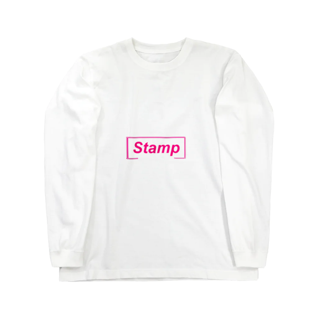 2step_by_JrのStamp Long Sleeve T-Shirt