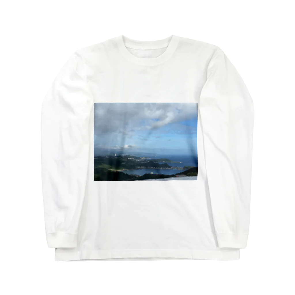 sparkjoy_studio のsky_001 ロングスリーブTシャツ