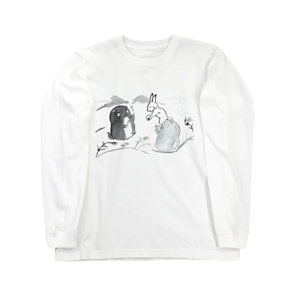 ほよまる堂のほよまる鳥獣戯画 Long Sleeve T-Shirt