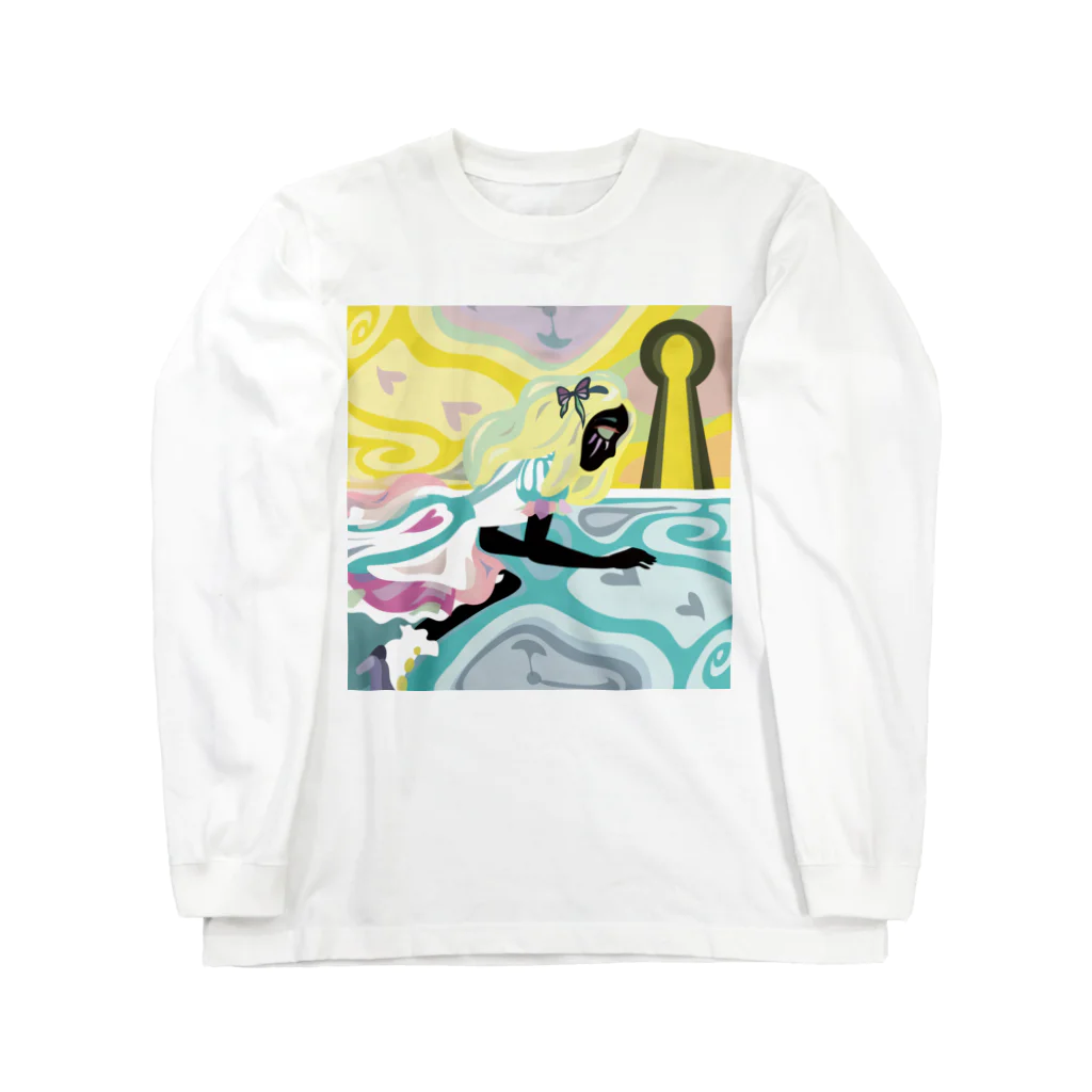 ~　羽 沙 妓 堂　~のAlice's adventures in Wonderland（Alice）/by animalinka Long Sleeve T-Shirt