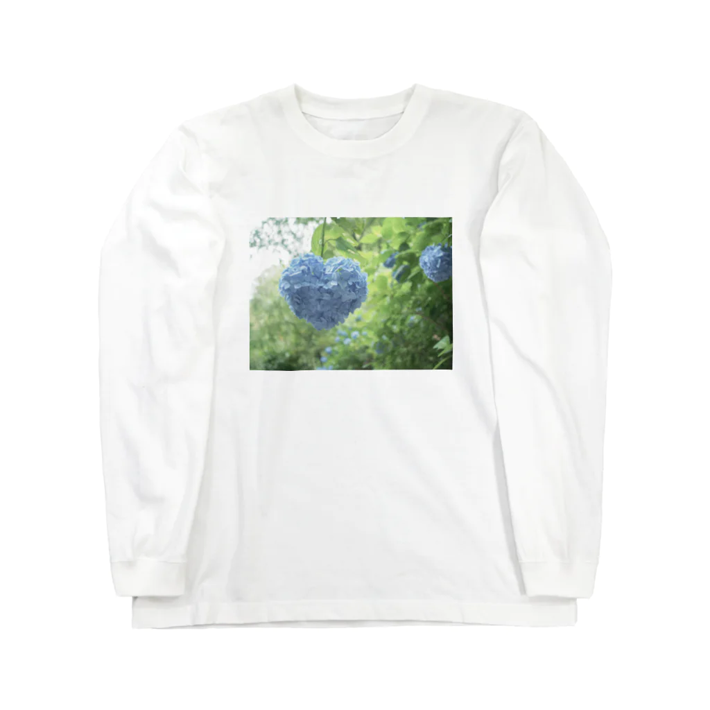 scent of colorsのhydrangea 《film》 ロングスリーブTシャツ