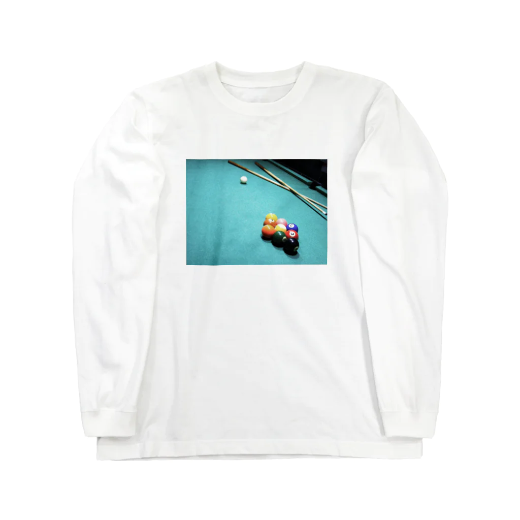 scent of colorsのbilliards 《film》 ロングスリーブTシャツ