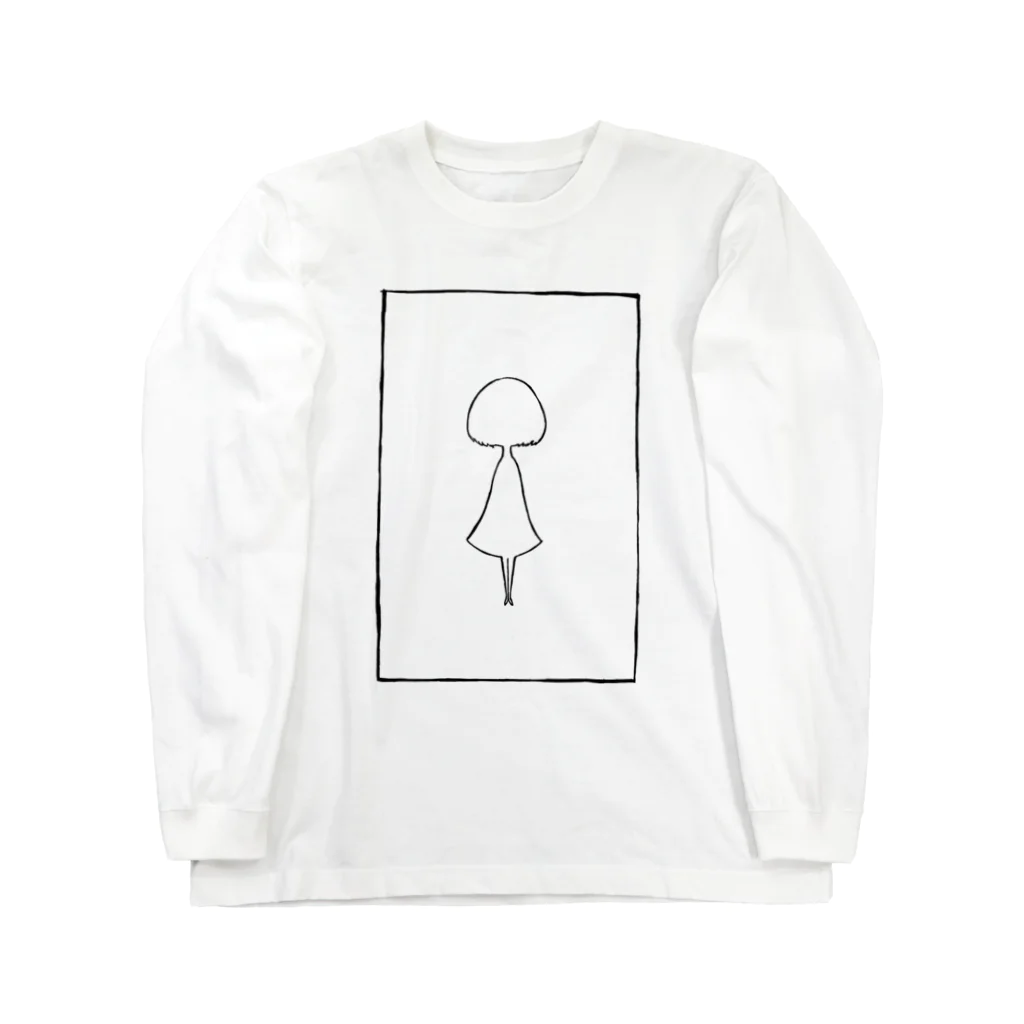 雨男の影のショウジョA（白） Long Sleeve T-Shirt