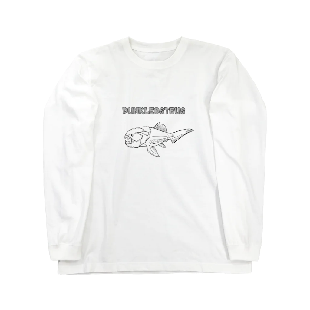 にじいろルークスの古代生物ダンクルオステウス Long Sleeve T-Shirt