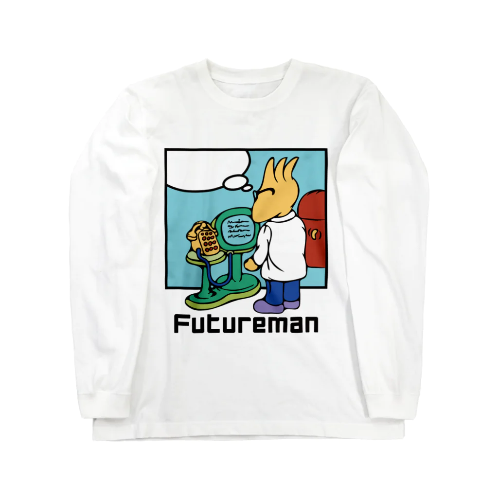 Futuremanのテレビ電話 ロングスリーブTシャツ